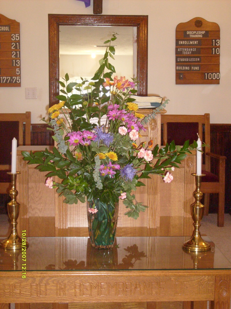 Flowers in Memory of Annette Betts Leynes
