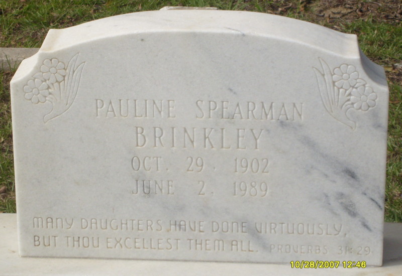 Pauline Spearman Brinkley