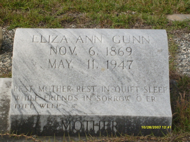 Eliza Ann Gunn