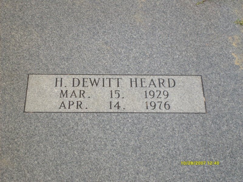 H. Dewitt Heard