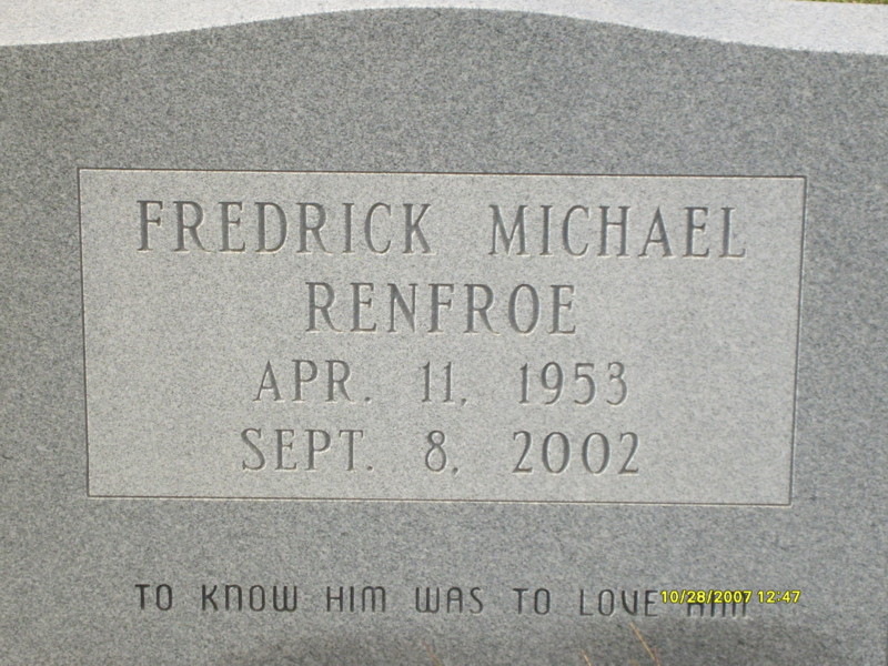 Fredrick Michael Renfroe