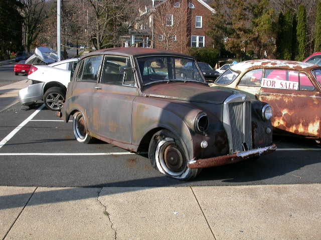 A tired but restorable(?) Triumph Mayflower for sale in PA! Click image for more pictures.