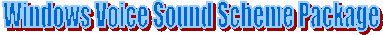 Windows Voice Theme Sound Package