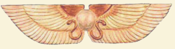 "Golden Wings" Winged Disc